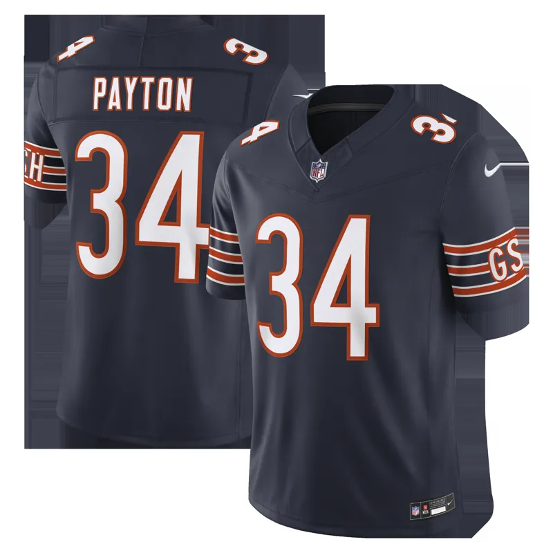 Chicago Bears Jersey Walter Payton Navy Legacy Jersey - Image 3