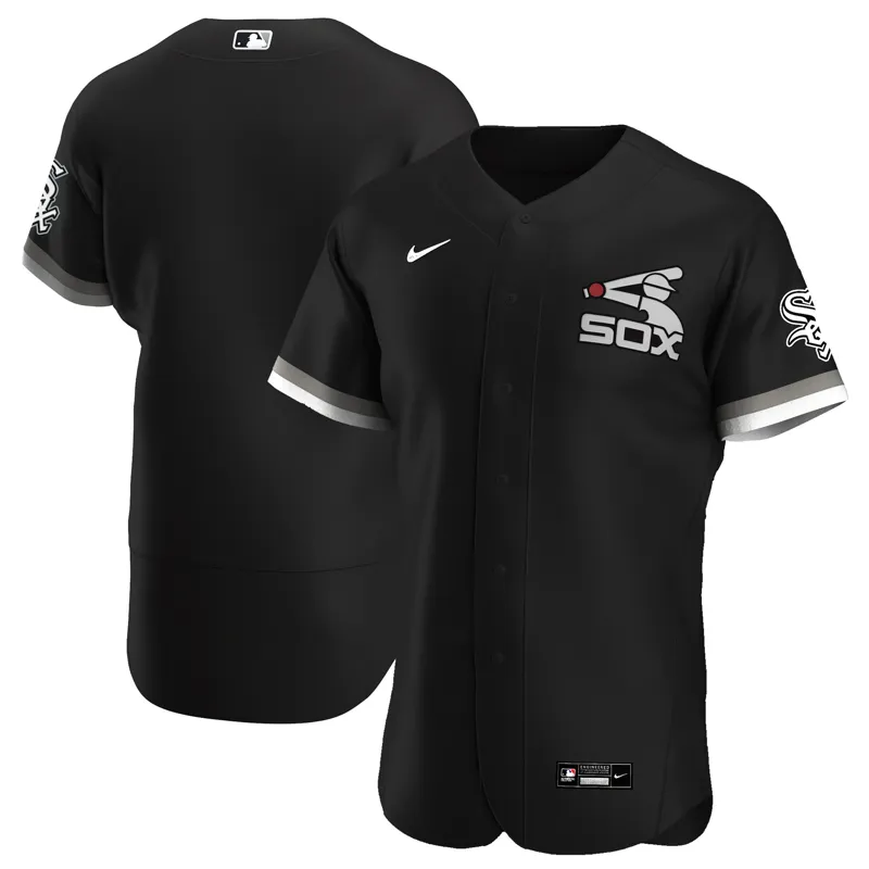 Chicago White Sox Jersey Black Alternate Limited Jersey - Image 2