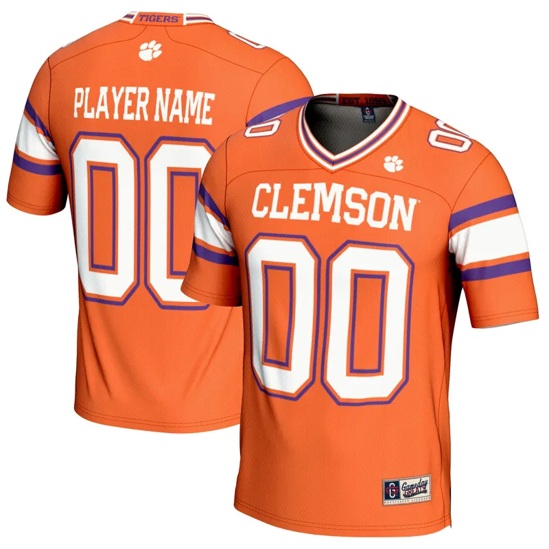 Clemson Tigers Jersey Gameday Greats Orange Lightweight Jersey - Image 5