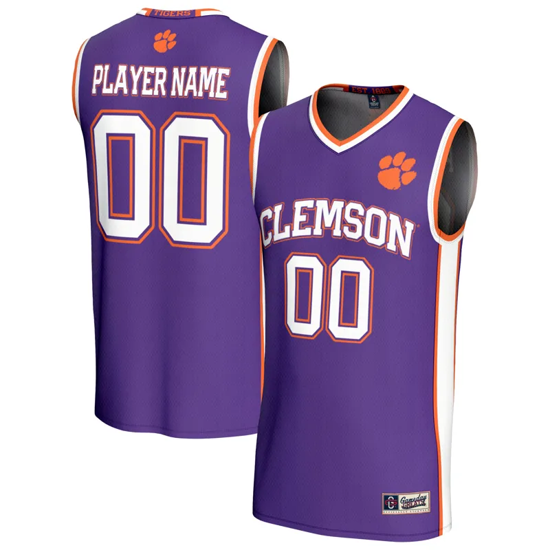 Clemson Tigers Jersey Gameday Greats Purple Lightweight Collegiate Pick A Player Jersey