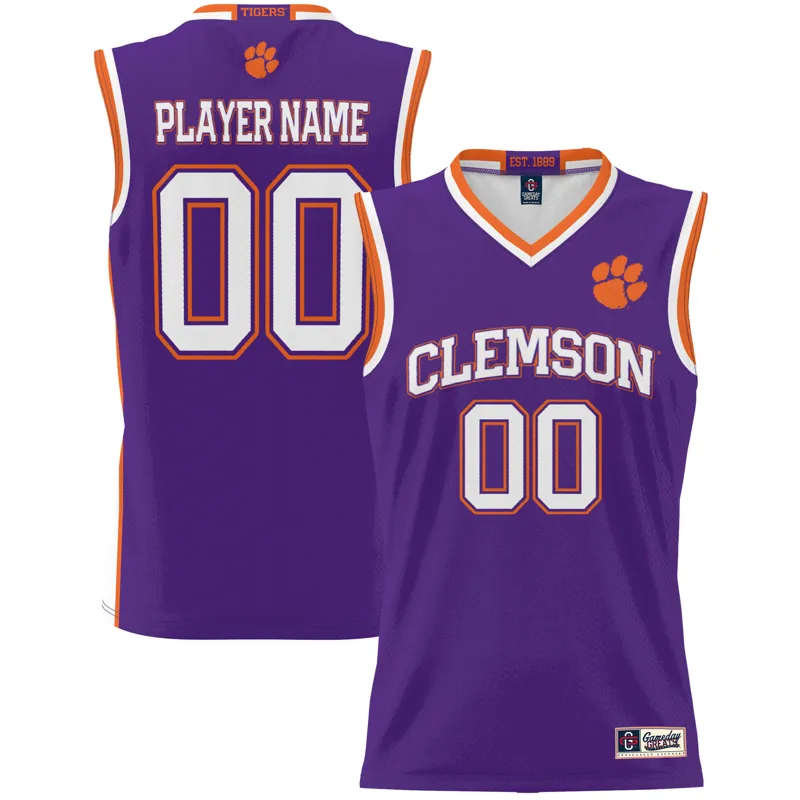 Clemson Tigers Jersey Gameday Greats Purple Lightweight Collegiate Pick A Player Jersey - Image 2