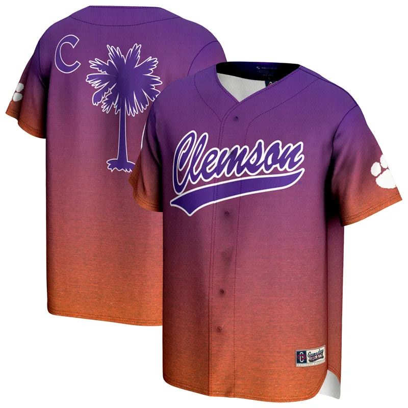 Clemson Tigers Jersey Gameday Greats Purple Lightweight Collegiate Pick A Player Jersey - Image 3