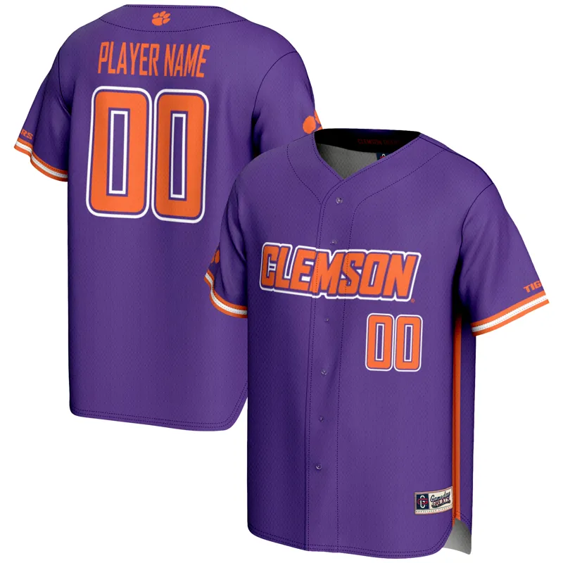 Clemson Tigers Jersey Gameday Greats Purple Pick A Player Lightweight Jersey