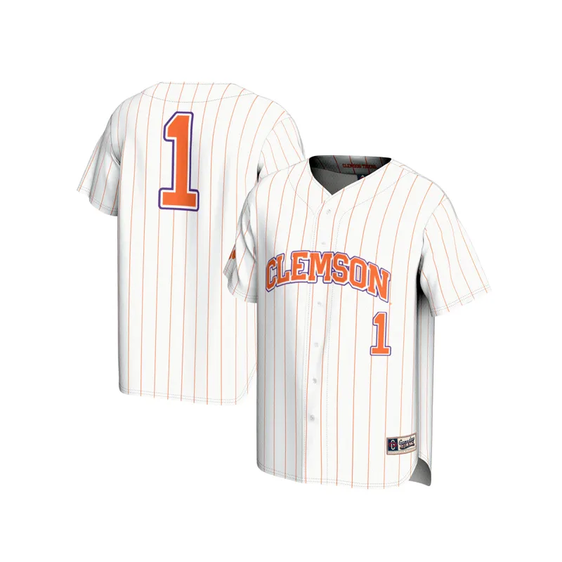 Clemson Tigers Jersey Gameday Greats White #1 Lightweight Jersey