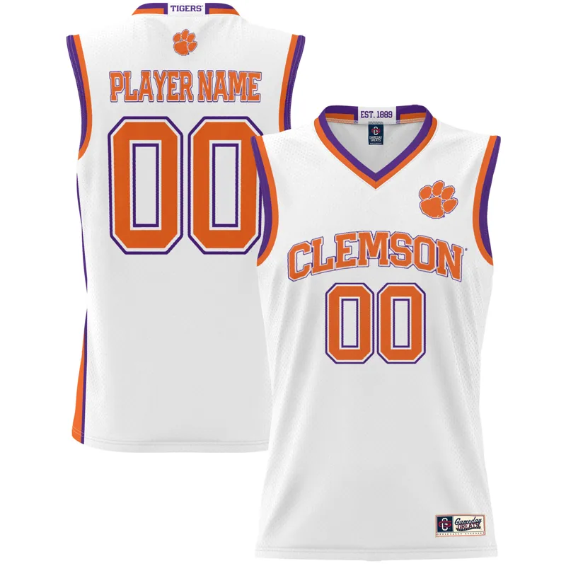 Clemson Tigers Jersey Gameday Greats White Pick A Player Jersey - Image 3
