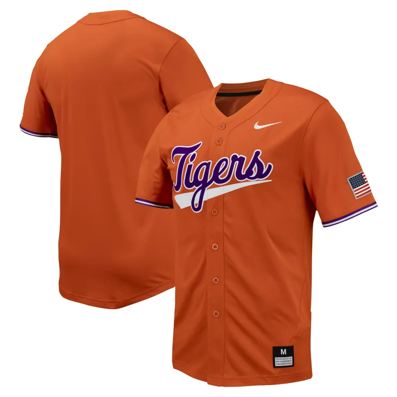 Clemson Tigers Jersey Orange Custom Game Jersey - Image 3