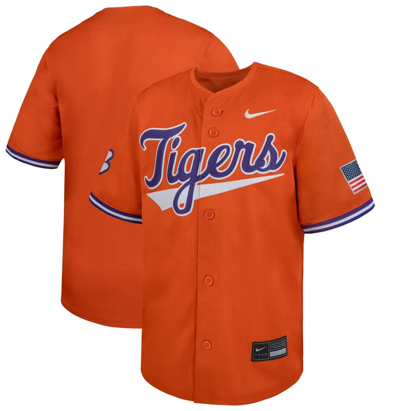 Clemson Tigers Jersey Orange Custom Game Jersey - Image 4