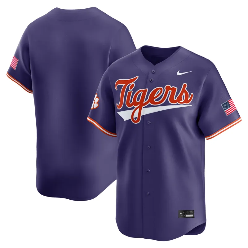 Clemson Tigers Jersey Purple Jersey - Image 3