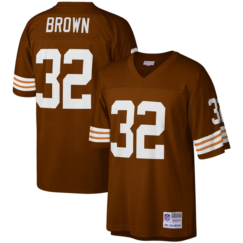Cleveland Browns Jersey Jerry Jeudy Brown Game Jersey - Image 5