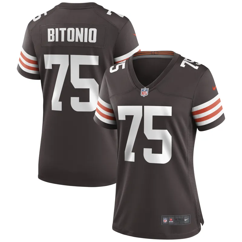 Cleveland Browns Jersey Joel Bitonio Brown Game Jersey - Image 2