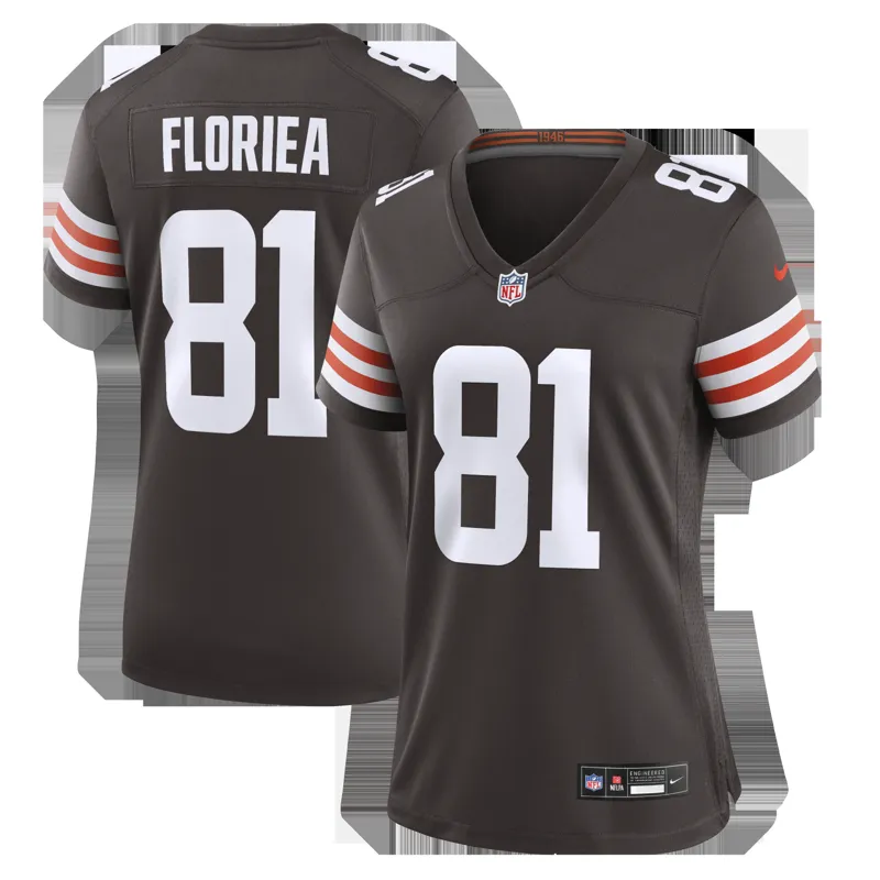 Cleveland Browns Jersey Luke Floriea Brown Team Game Jersey