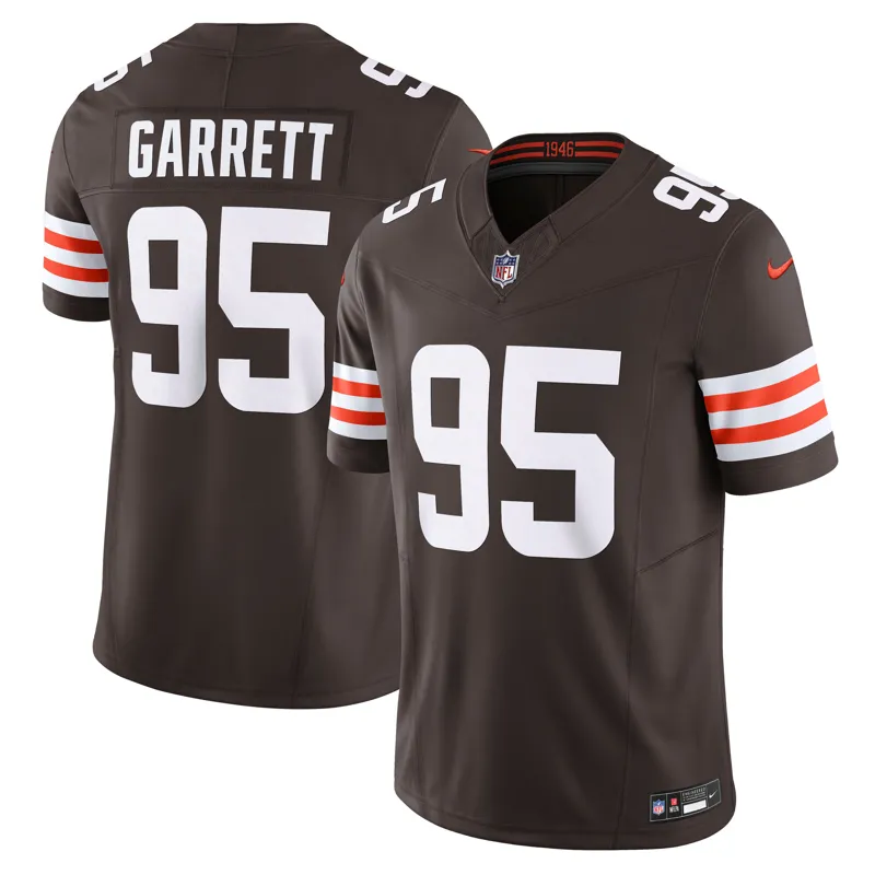 Cleveland Browns Jersey Myles Garrett Brown Team Game Jersey - Image 2