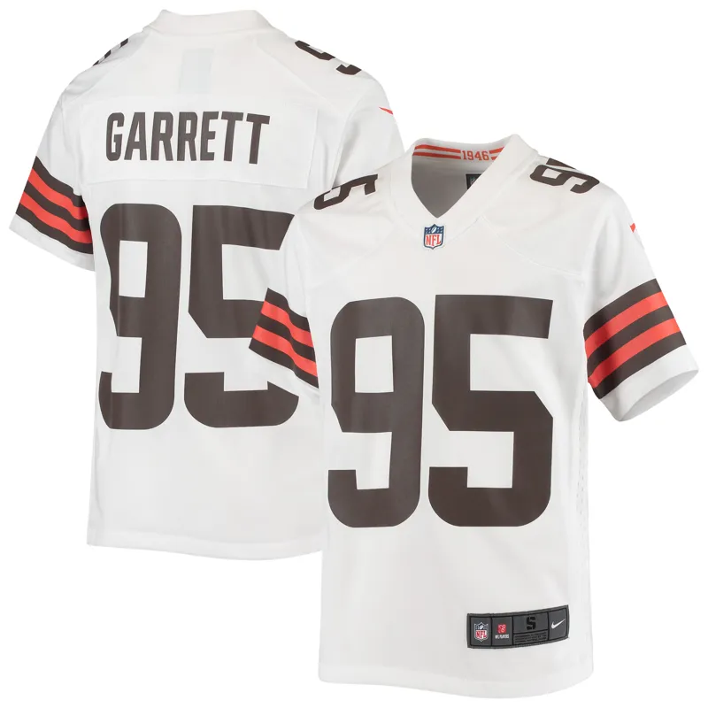 Cleveland Browns Jersey Myles Garrett Brown Team Game Jersey - Image 4