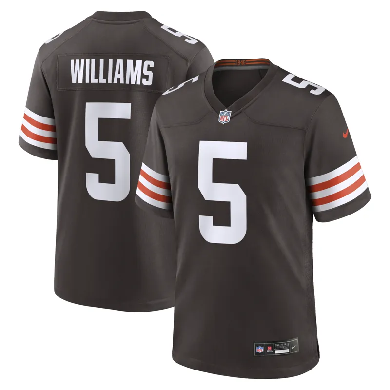 Cleveland Browns Jersey Pierre Strong Jr Brown Team Game Jersey - Image 3