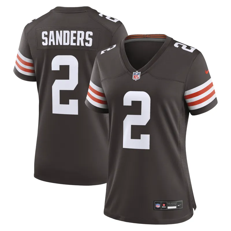 Cleveland Browns Jersey Shedeur Sanders Brown Game Jersey - Image 3