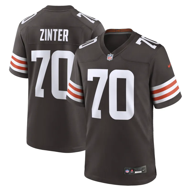 Cleveland Browns Jersey Tytus Howard Brown Team Game Jersey - Image 4
