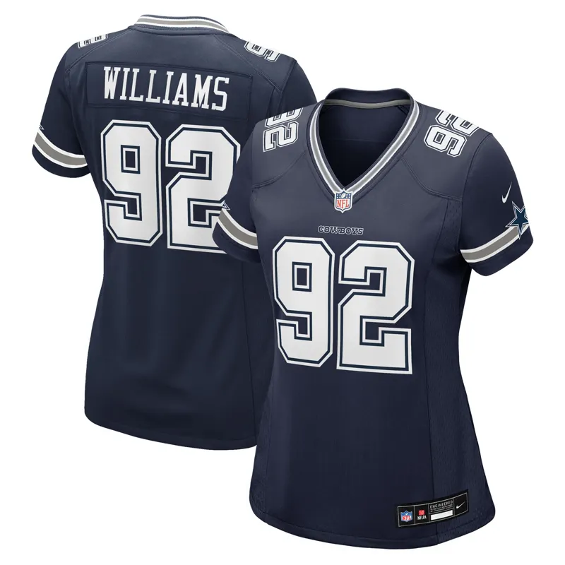 Dallas Cowboys Jersey Quinnen Williams Navy Team Game Jersey - Image 2
