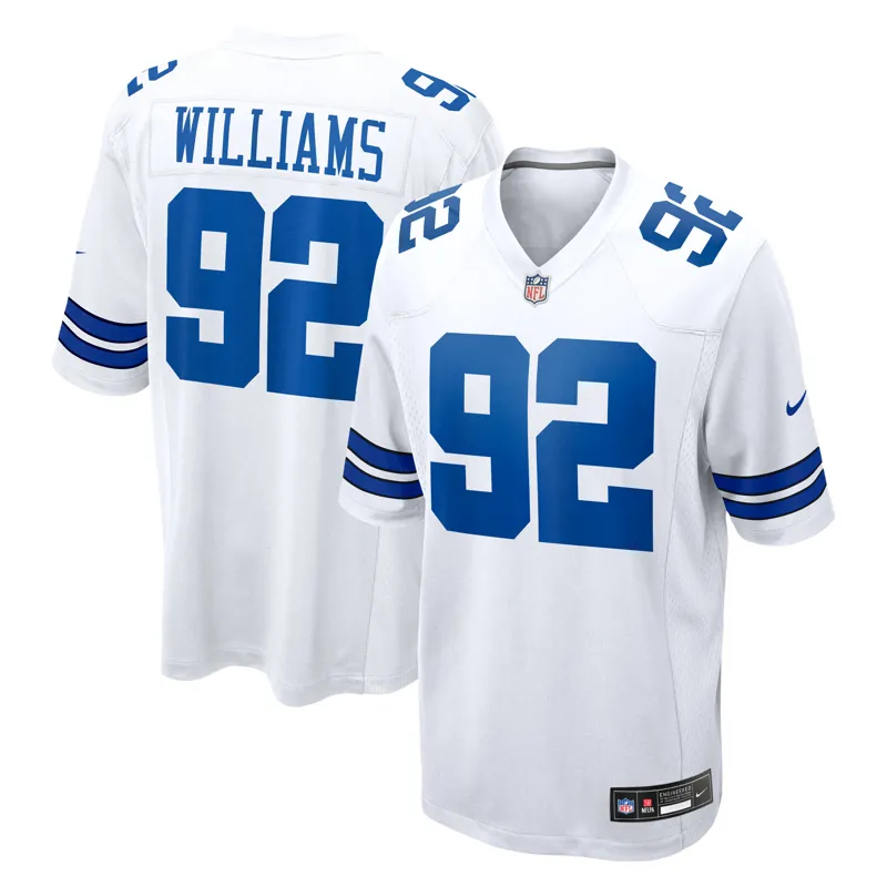 Dallas Cowboys Jersey Quinnen Williams Navy Team Game Jersey - Image 5