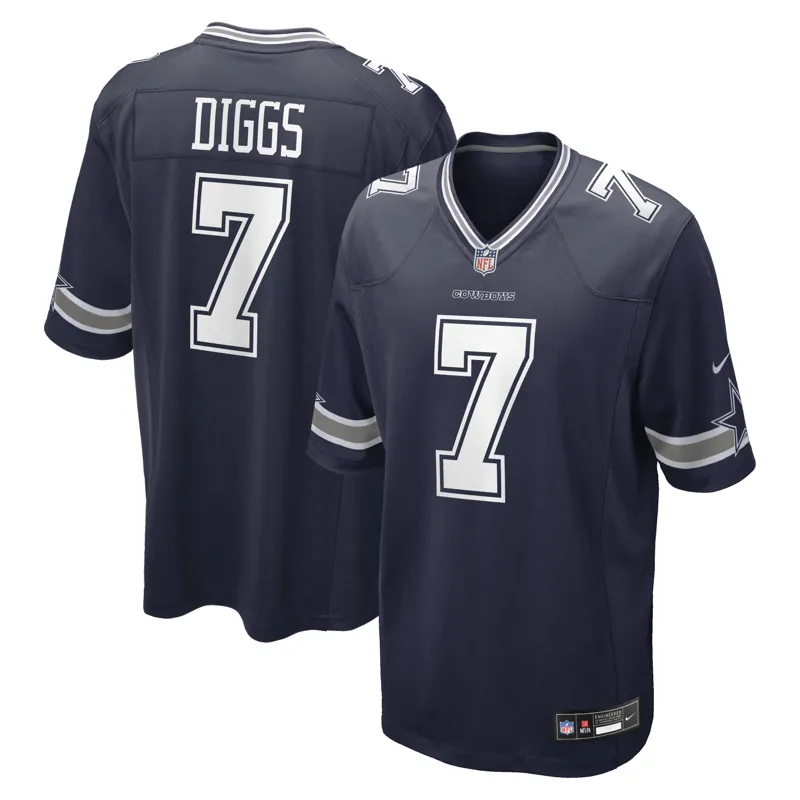Dallas Cowboys Jersey Trevon Diggs Navy Alternate Vapor Elite Jersey - Image 5
