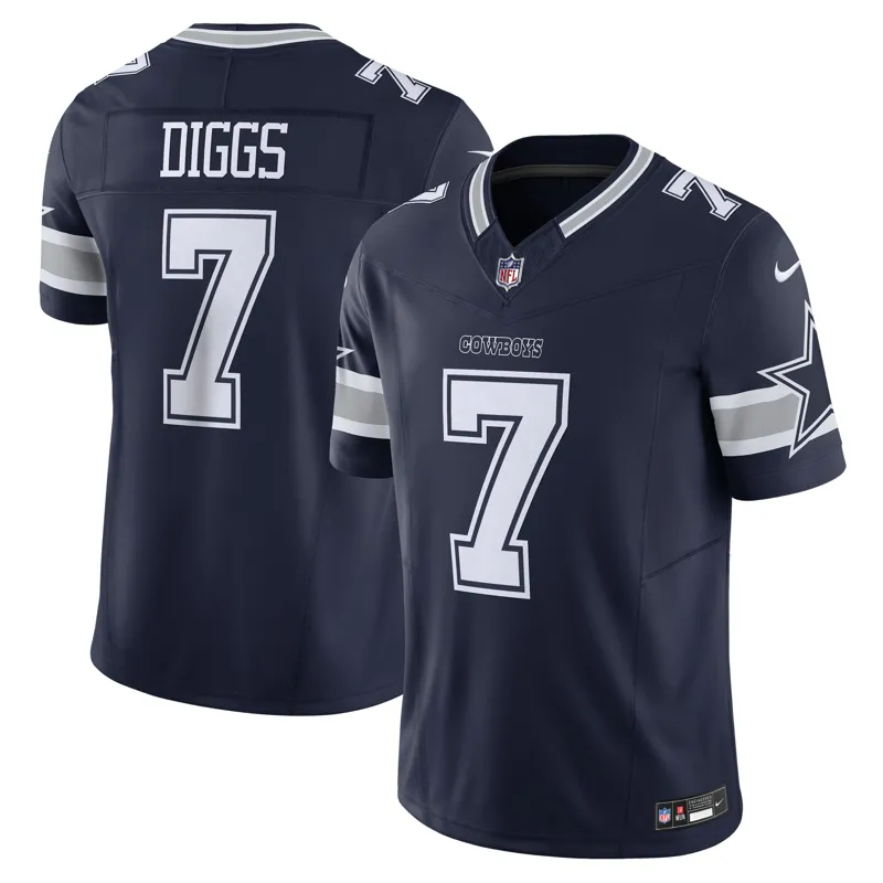 Dallas Cowboys Jersey Trevon Diggs Navy Legend Player Performance Top Jersey - Image 4