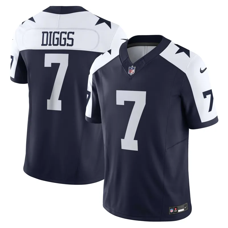 Dallas Cowboys Jersey Trevon Diggs Navy Legend Player Performance Top Jersey - Image 3