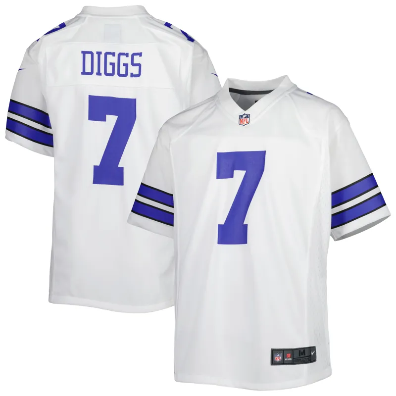 Dallas Cowboys Jersey Trevon Diggs White Game Jersey