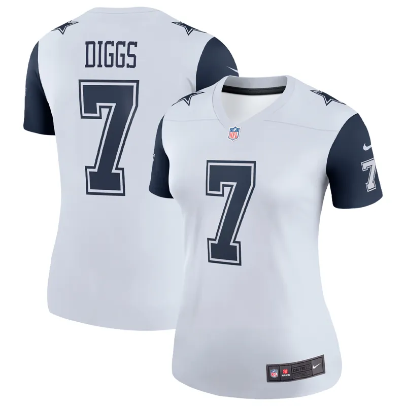 Dallas Cowboys Jersey Trevon Diggs White Game Jersey - Image 5