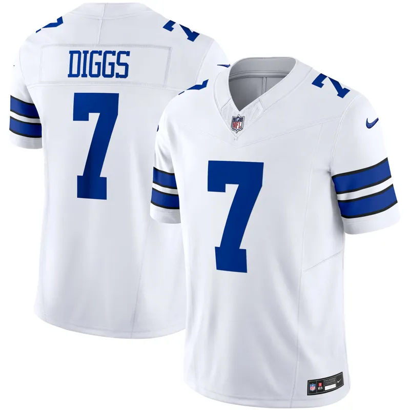 Dallas Cowboys Jersey Trevon Diggs White Vapor Elite Jersey - Image 3