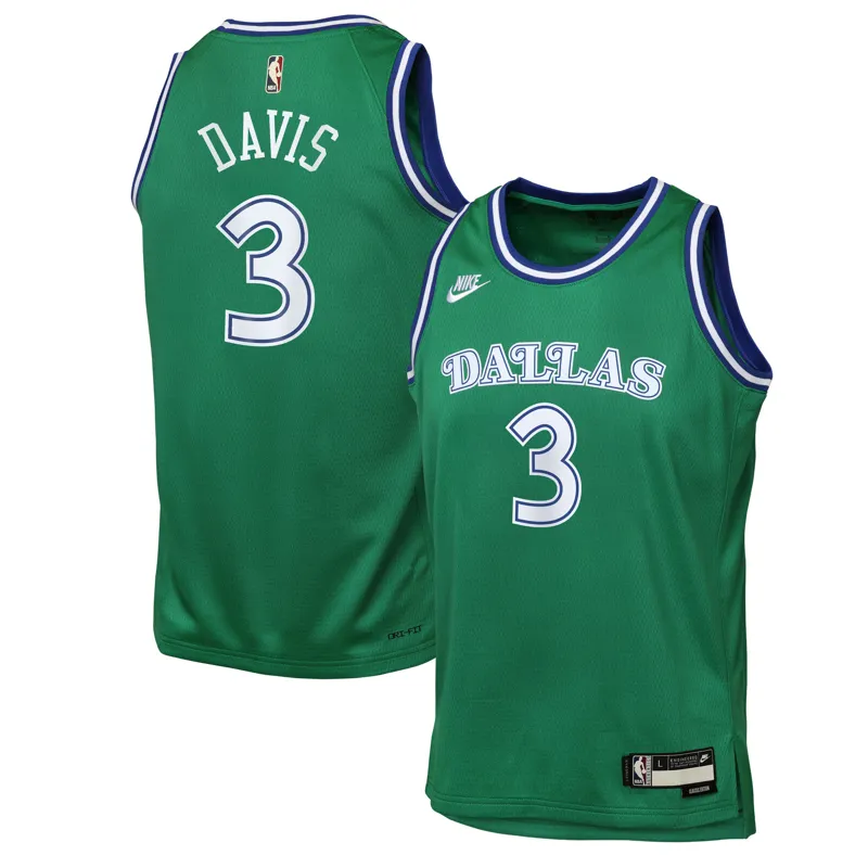Dallas Mavericks Jersey Anthony Davis Blue Icon Jersey - Image 3