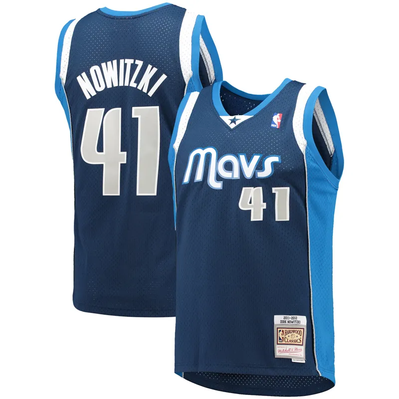 Dallas Mavericks Jersey Dangelo Russell Blue Fast Break Player Icon Jersey - Image 3