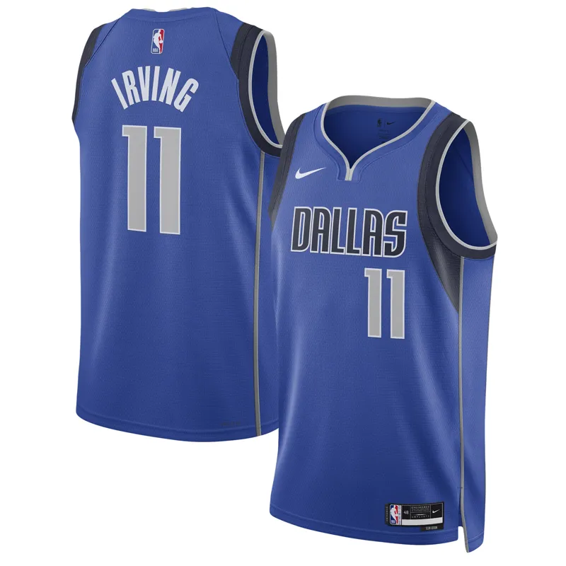 Dallas Mavericks Jersey Kyrie Irving Blue Icon Jersey
