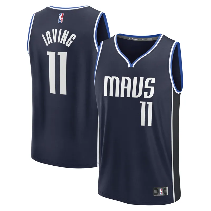Dallas Mavericks Jersey Kyrie Irving Blue Icon Jersey - Image 2
