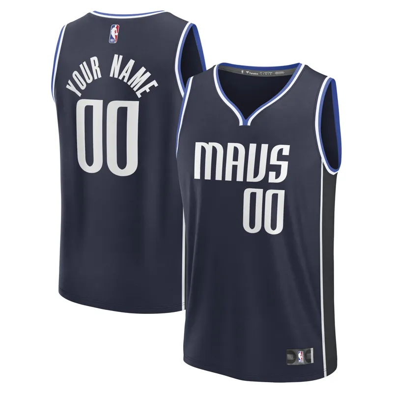 Dallas Mavericks Jersey Kyrie Irving Blue Icon Jersey - Image 3