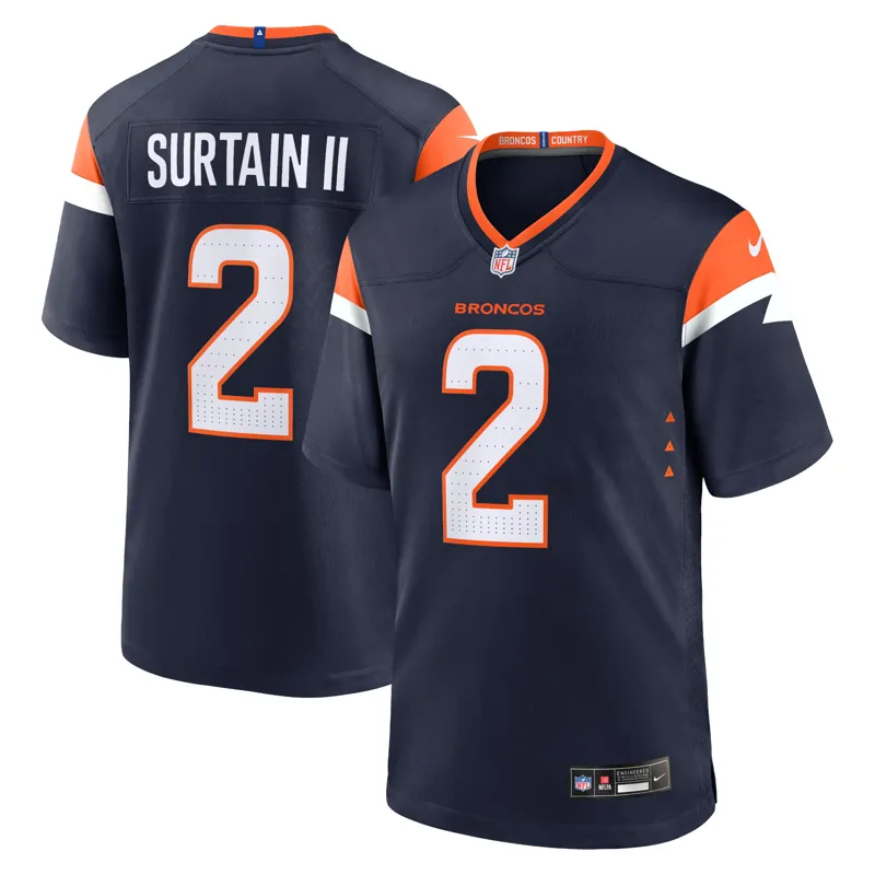 Denver Broncos Jersey Orange Team Vapor Fuse Elite Custom Jersey - Image 4