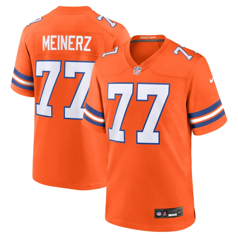 Denver Broncos Jersey Peyton Manning Navy Orange 2015 Split Legacy Jersey - Image 5