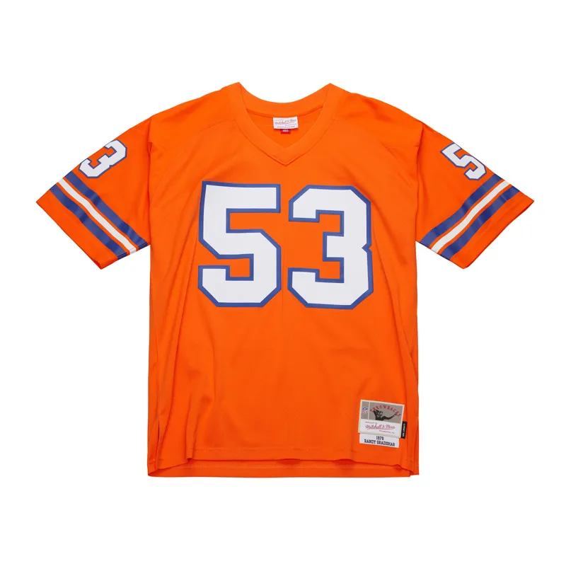 Denver Broncos Jersey Quinn Meinerz Orange Mile High Collection 1977 Throwback Player Game Jersey - Image 4