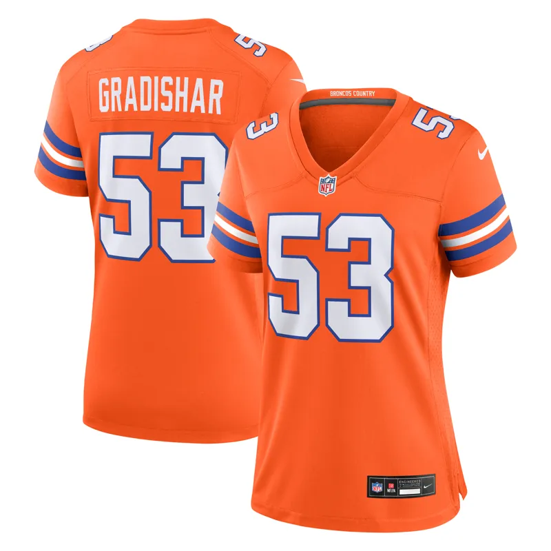 Denver Broncos Jersey Quinn Meinerz Orange Mile High Collection 1977 Throwback Player Game Jersey - Image 5