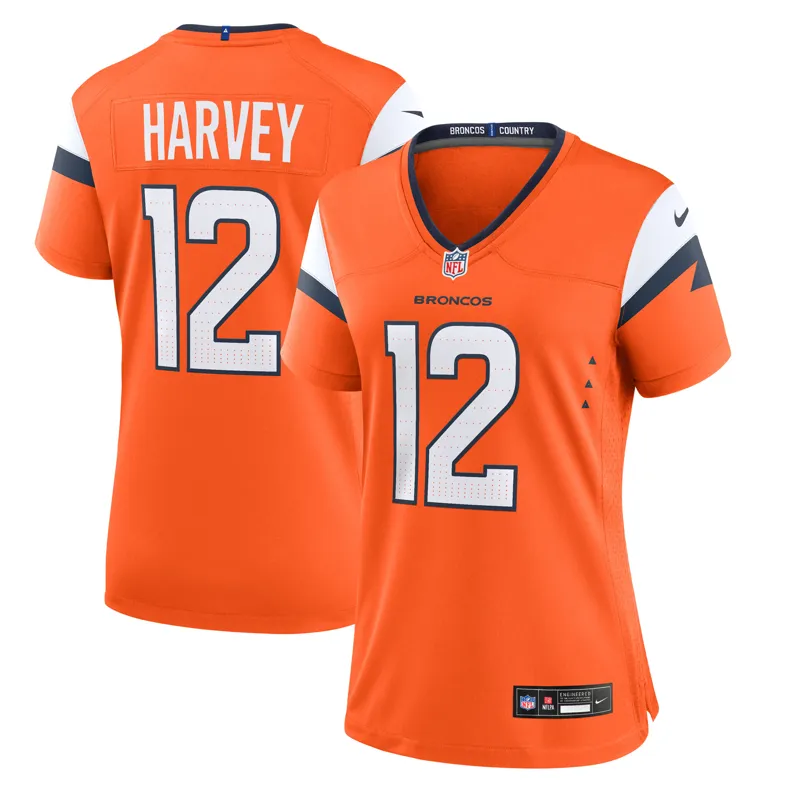 Denver Broncos Jersey Riley Moss Orange Team Game Jersey - Image 2