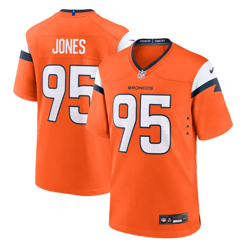 Denver Broncos Jersey Riley Moss Orange Team Game Jersey - Image 4