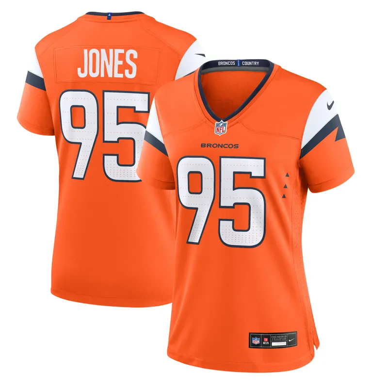 Denver Broncos Jersey Riley Moss Orange Team Game Jersey - Image 3