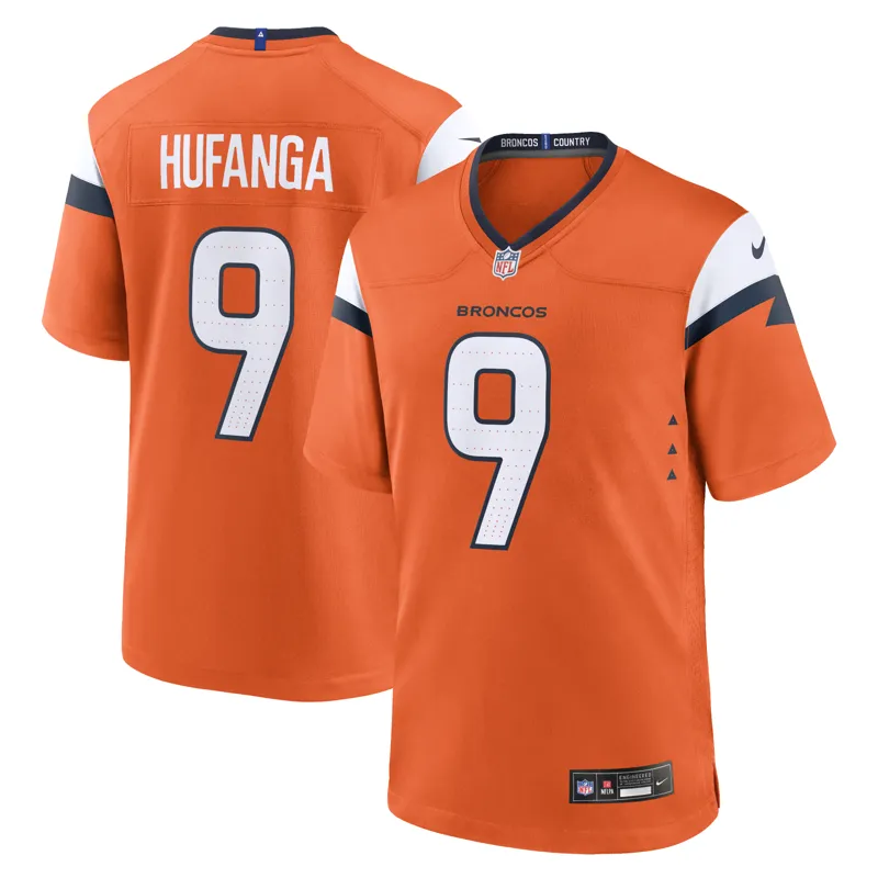 Denver Broncos Jersey Riley Moss Orange Team Game Jersey - Image 5