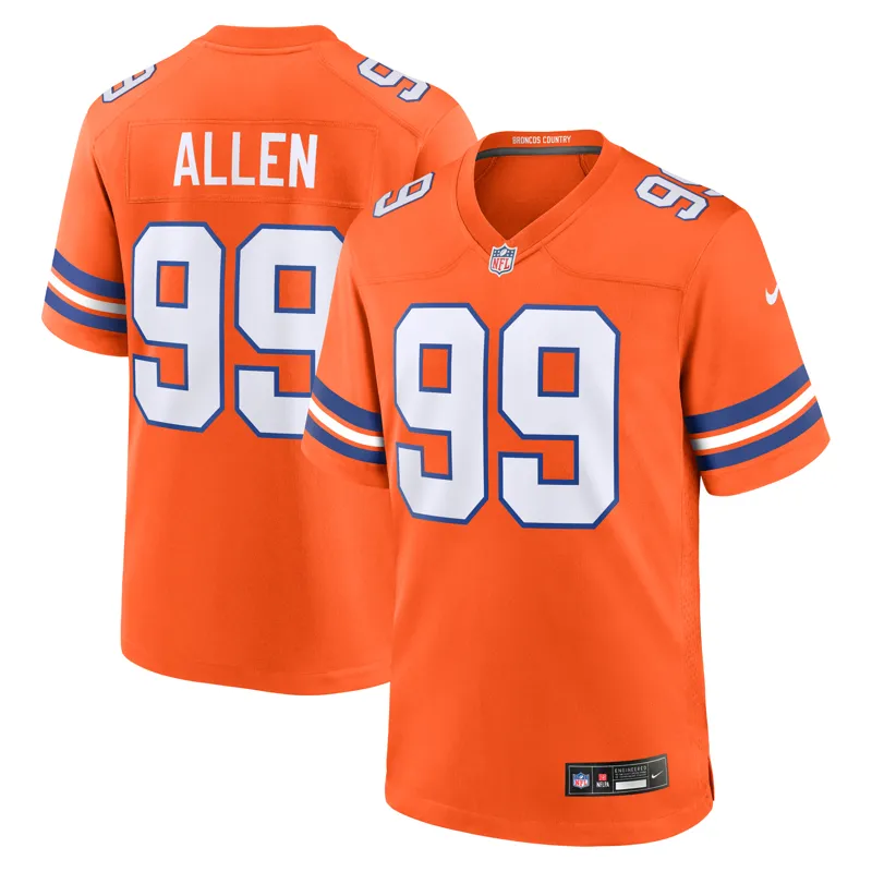 Denver Broncos Jersey White Custom Game Jersey - Image 5