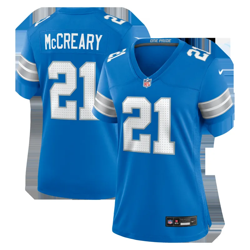 Detroit Lions Jersey Rock Ya Sin Blue Team Game Jersey - Image 2