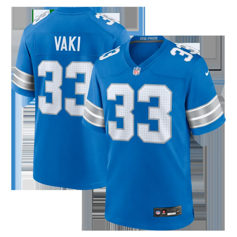 Detroit Lions Jersey Sam Laporta White White Game Jersey - Image 3