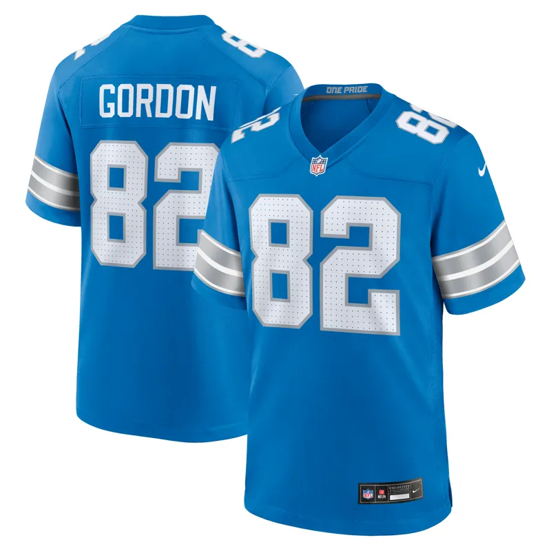 Detroit Lions Jersey Teddy Bridgewater Blue Team Game Jersey - Image 3