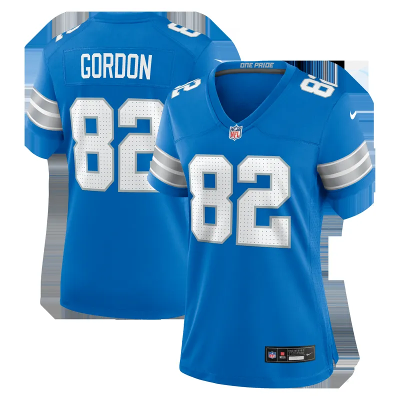 Detroit Lions Jersey Teddy Bridgewater Blue Team Game Jersey - Image 4