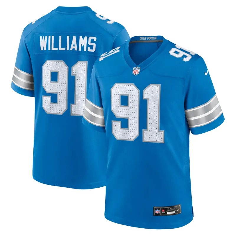 Detroit Lions Jersey Teddy Bridgewater Blue Team Game Jersey - Image 5