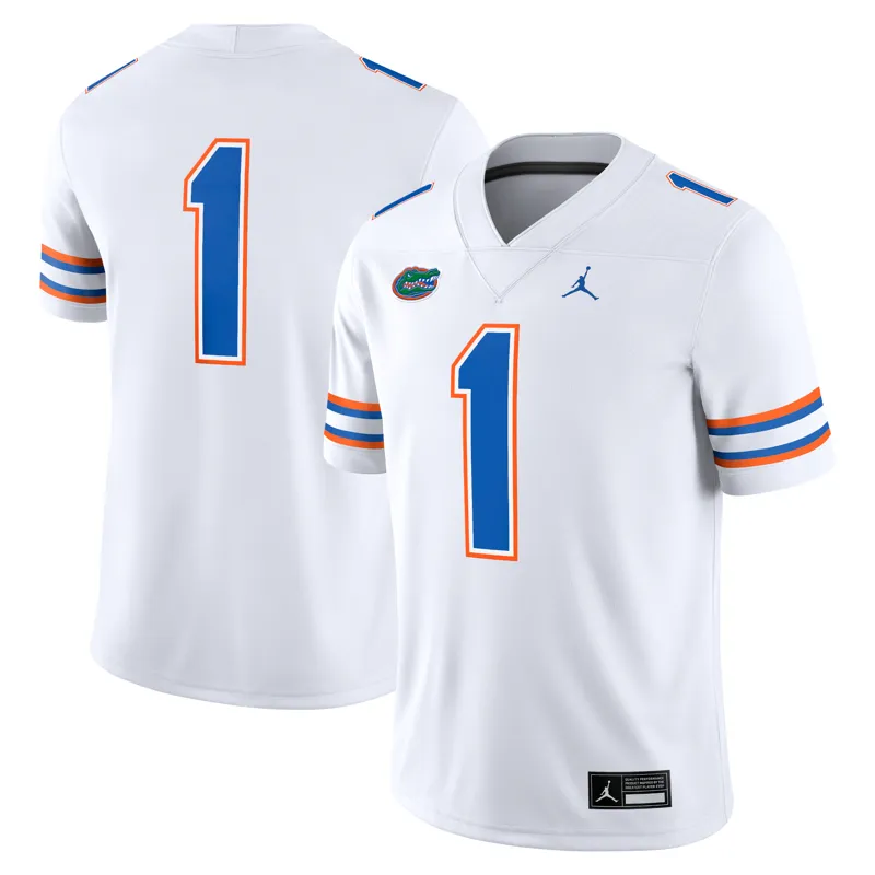 Florida Gators Jersey Jordan Brand #1 Royal Game Jersey - Image 2