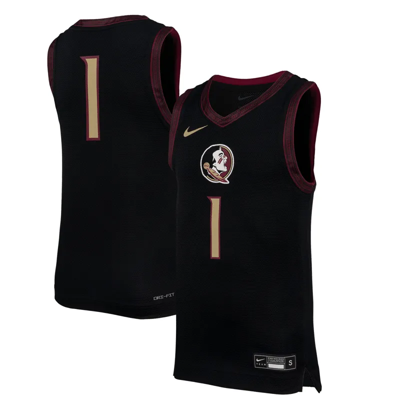Florida State Seminoles Jersey #1 Black Jersey
