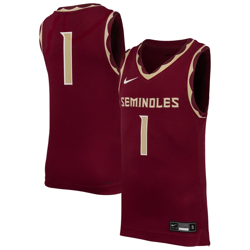 Florida State Seminoles Jersey #1 Garnet Jersey